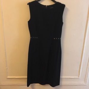 Classic dress with edgy detail